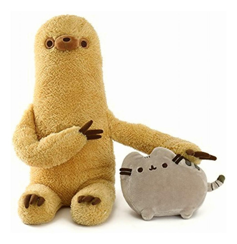 Gund Pusheen With Sloth Plush Stuffed Animal, Set Of 2,