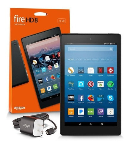 Tablet Amazon Fire 8 W/alexa 32gb 10gen Negra Tab 8-32gb