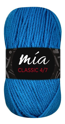 Lana Cashmilon Mia 4/7 X 10 Ovillos De 100grs (1kg) Color Turquesa