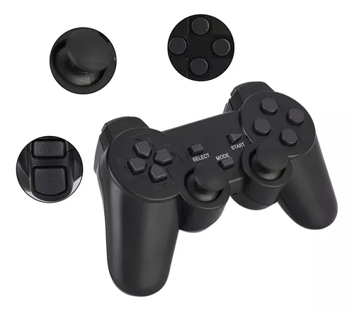 Duplas sem fio Gamepad, controlador de jogo para 2 jogadores