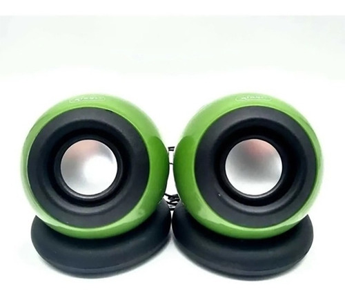 Mini Alto-falante Knup Kp-601 Verde P/ Laptop - 10w Rms