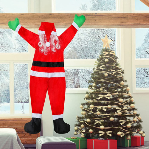 Decoración Colgante De Papá Noel, Adornos Navideños, Exterio