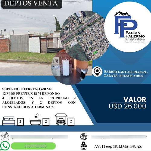 Oportunidad Inversio 4 Deptos