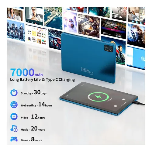 Tablet Android 15, 254 Cm, Octa-core, 8gb Ram, 128gb | MercadoLivre