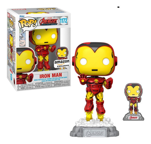 Funko Iron Man (1172) Marvel ¡disponible En Stock!