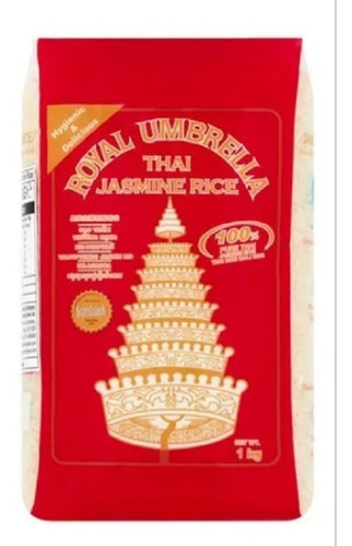 Imagen 1 de 2 de Arroz Jazmin Royal Umbrella 1kg Importado Tailandia