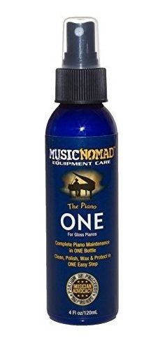 Music Nomad Mn130 Piano One Allin1 Cleaner Polaco Y Cera Par