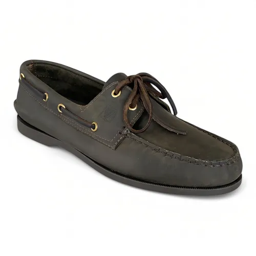 comprar Zapatos Apaches Mocasín Hombre Cuero Sperry Naútico Verde