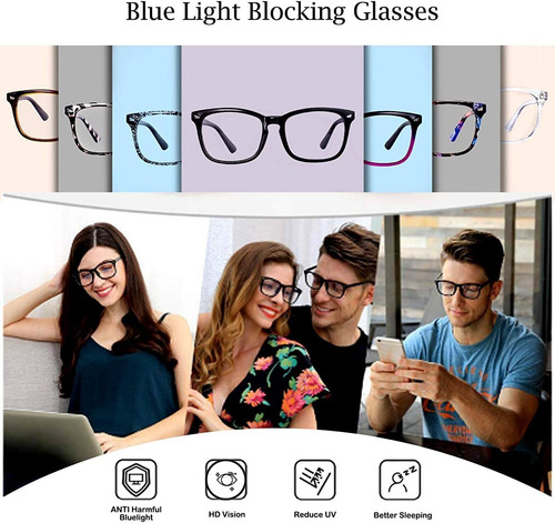 Wiston Gafas De Bloqueo De Luz Azul, Lectura De Computadora/