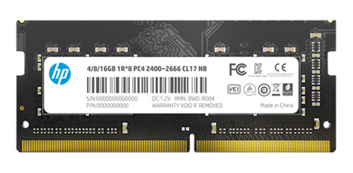 Memoria Notebook Hp 16gb Ddr4 2666 S1 Sodimm