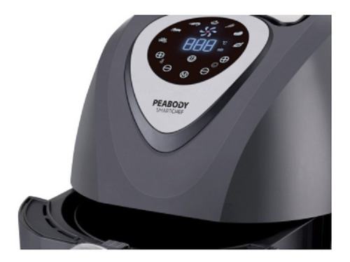 Imagen 3 de 12 de Freidora Sin Aceite Digital Mas Sana Peabody Pe-af612n