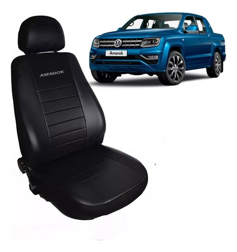 Funda Cubre Asiento Cuero Acolchado Vw Amarok 2017/+