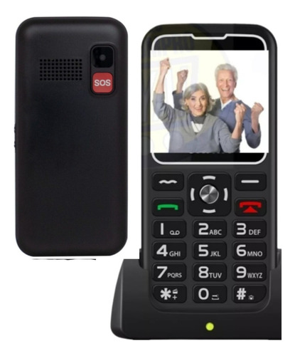 Celular Adulto Mayor Tecla Grande Camara Bluetooth Boton Sos