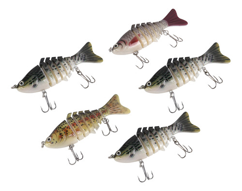 Señuelo De Pesca Luya Lure, 5 Unidades, 10 Cm/16 G, 7 Seccio