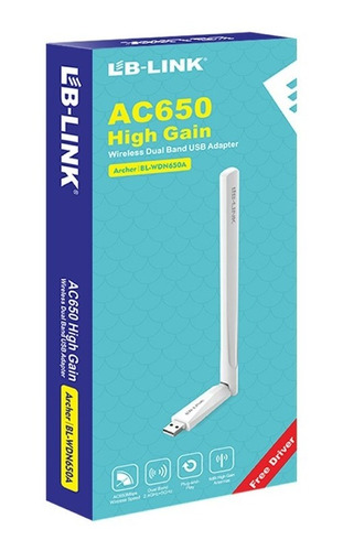 Adaptador Wifi Lb-link Ac650m 5g Dual Band Usb