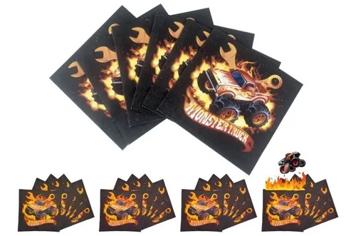 comprar Servilletas Papel Monster Truck X20 Hot Wheels Carreras Auto