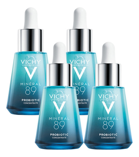Kit X4 Und Vichy Mineral 89 Probiotic Fractions X 30ml