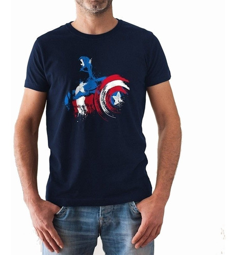 Remera Personalizada Capitan America - Ok Creativo