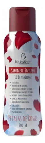 Sabonete Liquido Intimo Unissex Pétalas D Rosas Bio Instinto