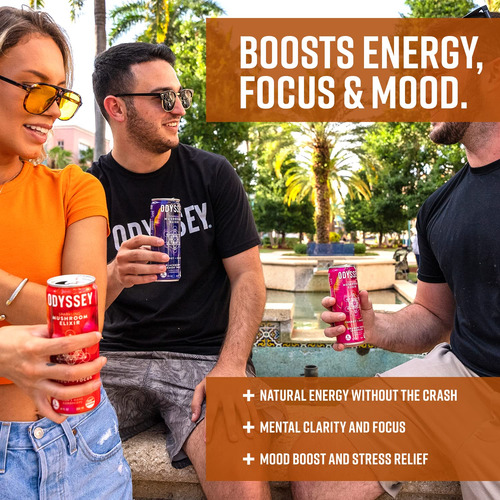 Beba Odyssey Elixir Con Hongos Espumosos, Naranja Y Jengibre