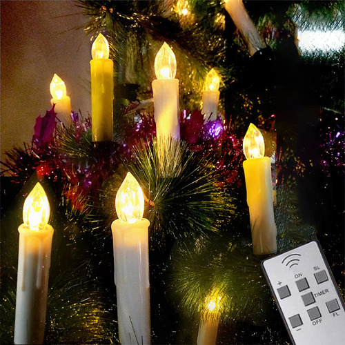 Velas De Luz De Vela De 10 Piezas For Decoración De Fiesta