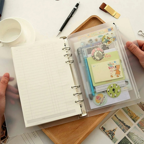 Binder Photocard Carpetas Escolares Folder Plastico 15pcs A6