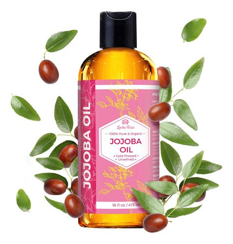 Aceite De Jojoba Por Leven Rose, Humectante Natural Sin Refi