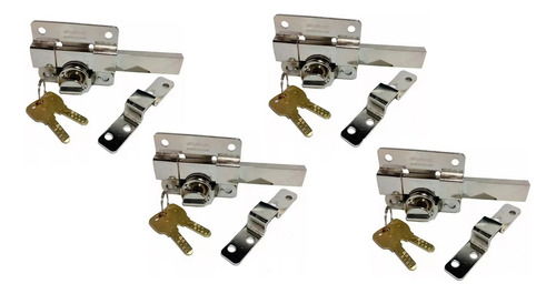 Cerrojo Pasador Hermanado X4 Vanguard-lock Antipanico Cil45m