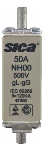 Fusible Nh 50amp Tamaño 00 - Sica