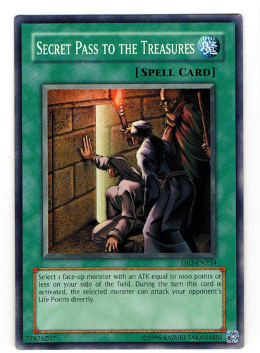Secret Pass To The Treasures Carta Yu-gi-oh! (Usado)