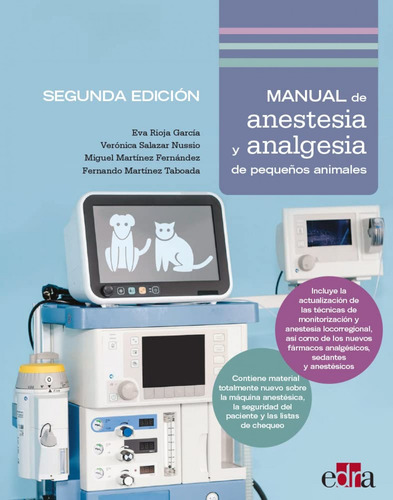 Libro Manual De Anestesia Y Analgesia De Pqueños Animales