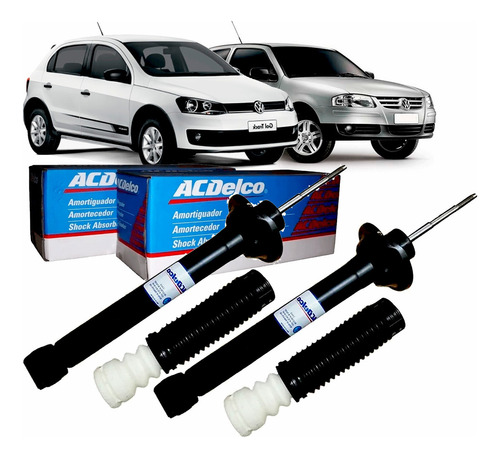 Kit Amortiguador Traseros Gol Power 2004 2005 2006 2007 X2