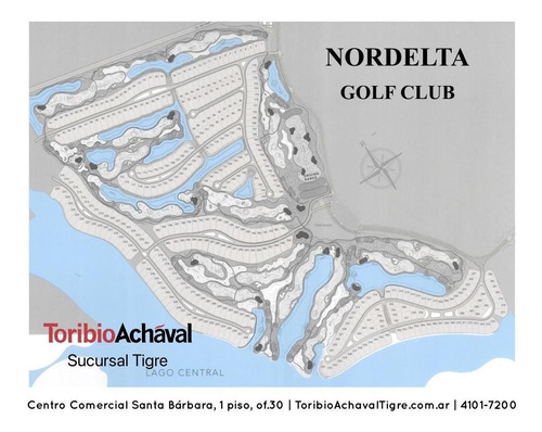 Imagen 5 de 5 de Espectacular Lote De 1.300m2, En Venta, Al Golf - Barrio El Golf Nordelt