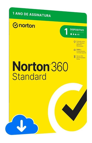 Norton Antivirus 360 P/01 Dispositivo 12 Meses Download