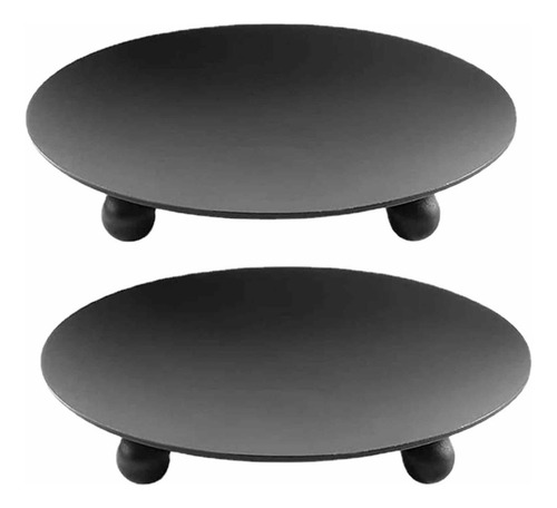 Popular Portavelas Plato 2 Bandejas Decorativas Para Velas