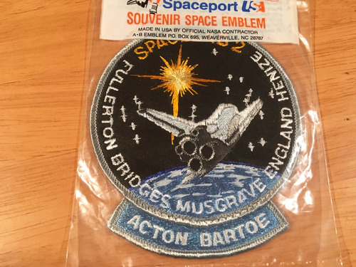 Parche Nasa Emblema Tripulacion Challenger Spacelab 2 Usa