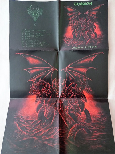 Therion - Lepaca Kliffoth Cd 1era Ed Europea Metal Sinfónico (Usado)