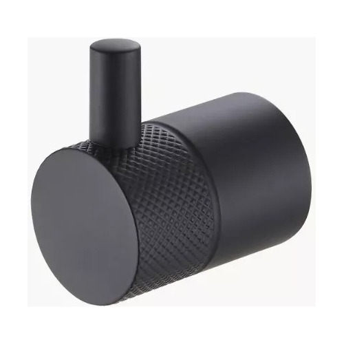 Percha Peirano Metálica Negro- Accesorio Baño Fabric Black