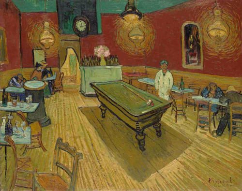Lienzo Tela Canvas El Cafe De Noche Vincent Van Gogh 50 X 64