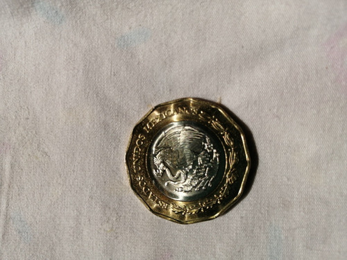 Moneda De Veinte Pesos(puerto De Veracruz 500años)