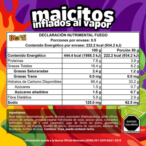 Maicitos Inflados Al Vapor Blofis 150 Pz Botana En Mayoreo