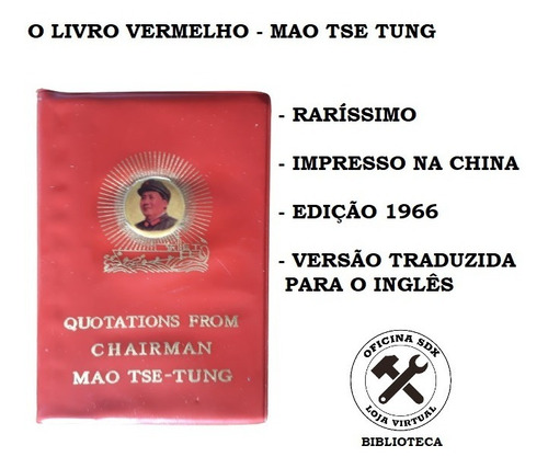 Livro Vermelho De Mao Tse Tung - Rarissimo