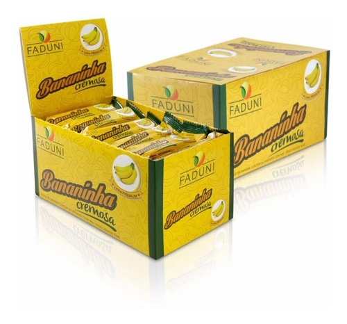 Bananinha Cremosa Com Açúcar 24x30g