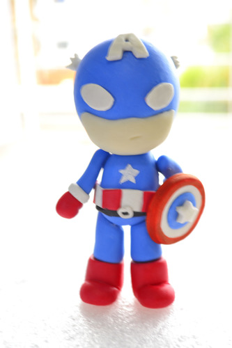 Spiderman, Hulk, Capitán América, Batman Porcelana Fria Rojo Spiderman