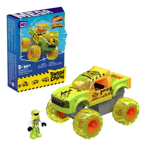 Mega Hot Wheels Monster Trucks - Auto De Juguete De Constru.