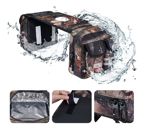 Kemimoto Bolsa De Tanque Atv Impermeable, Refrigerador, Acce