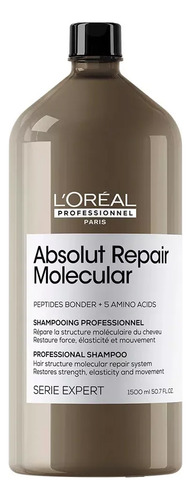 Loreal Absolut Repair Molecular Shampoo Capilar 1500ml Cs