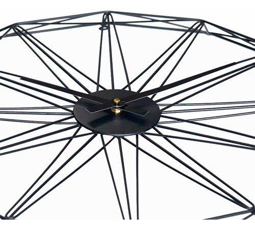 Reloj De Pared Tona Decoracion Hierro Ø60cm