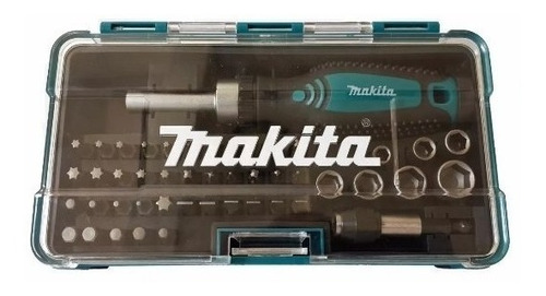 Imagen 4 de 9 de Juego De Puntas Bocallaves Y Destornillador Makita 47 Piezas