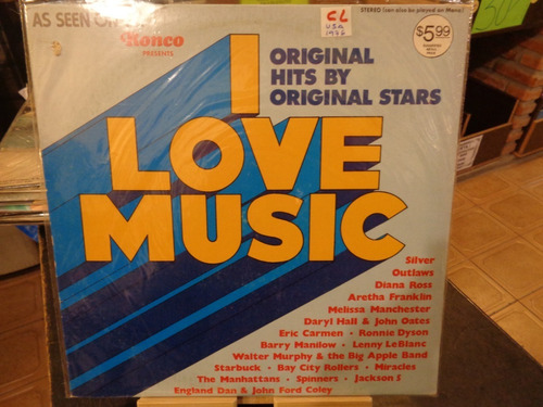 I Love Music Diana Ross Aretha Franklin Etc. Vinilo Usa Dj 